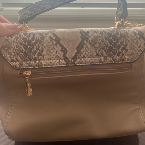 Beige print handbag - Picture 2 of 3